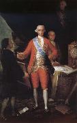 Francisco Goya Portrait of the Count of Floridablance and Goya oil painting artist